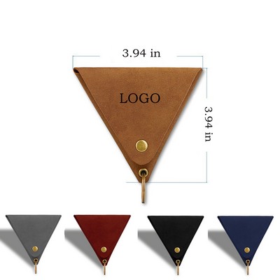 PU Leather Vintage Triangular Key Purse