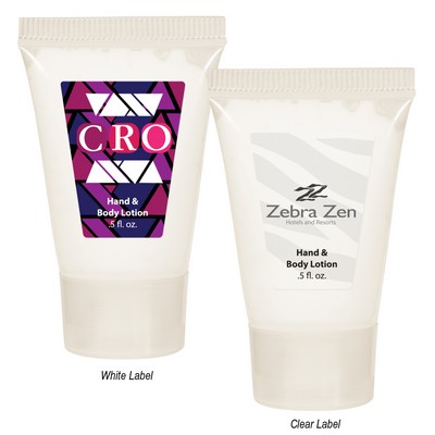 0.5 Oz. Hand And Body Lotion Tube
