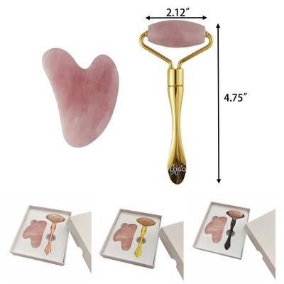 Gua Sha Jade Roller Set
