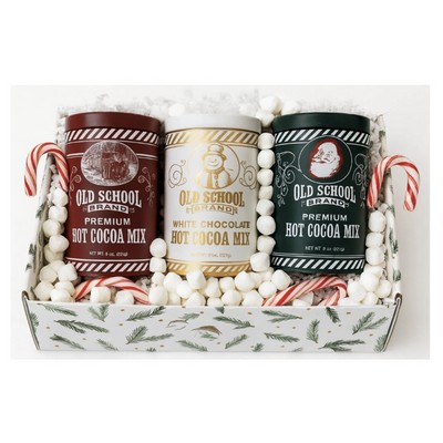 Holiday Cocoa Gift Set with Marshmallows & Candy Canes